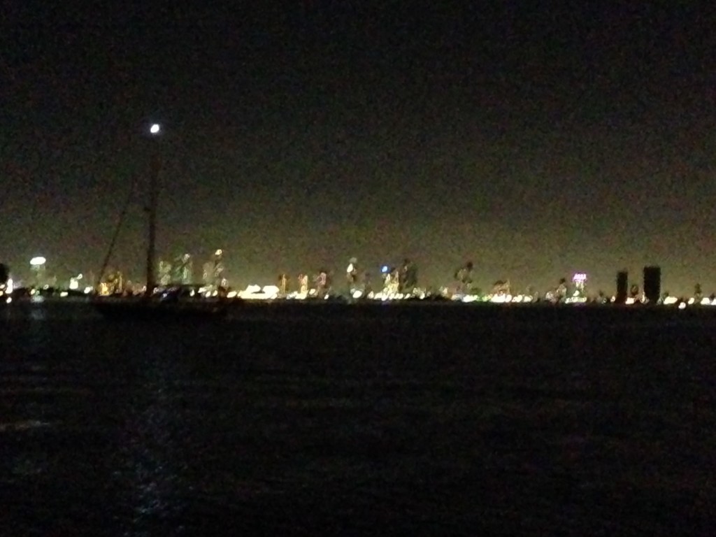 Miami skyline at night